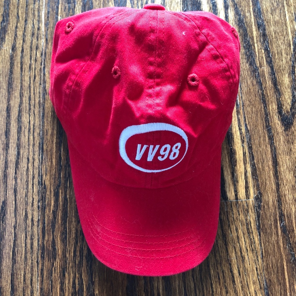 Vineyard Vines red baseball hat